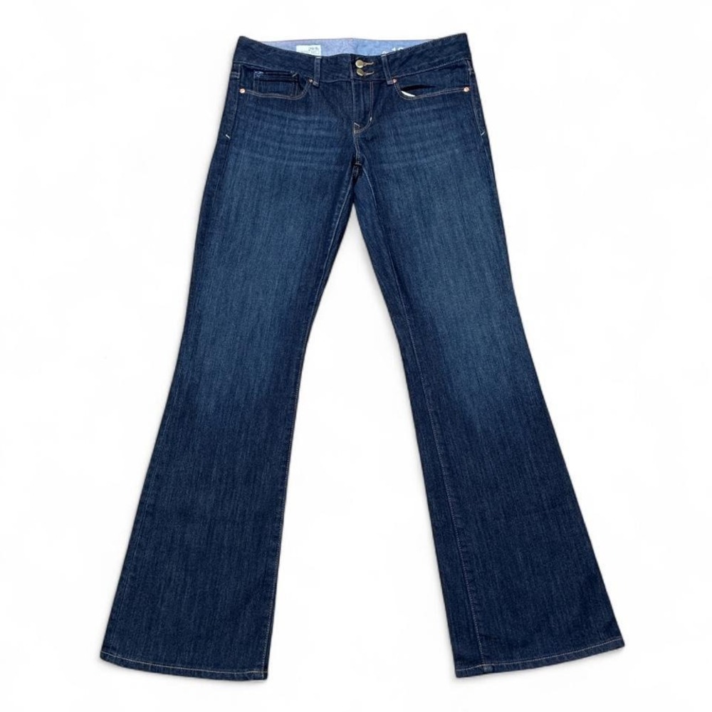 Western Style Gap 1969 Perfect Boot Blue Low Rise Stretch Bootcut Jeans Size 29